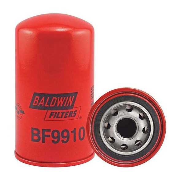 Baldwin Filters Fuel Filter, 4 1/2 in Length, 3 3/32 in Outside Dia BF9910