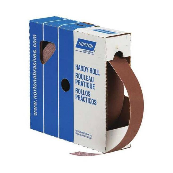 Norton Abrasives Abrasive Roll,1"W x 150 ft. L,600G,Cloth 66261126266