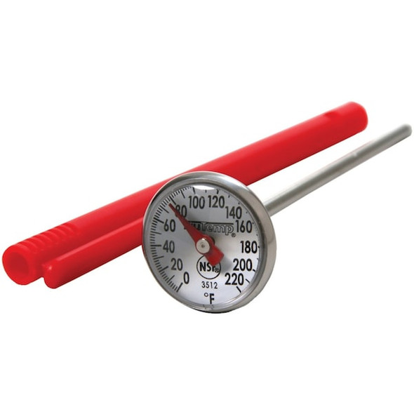 Taylor 5" Analog Chef Thermometer with 0 to 220 (F) 3512
