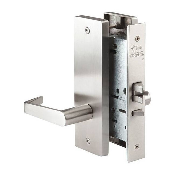 Mortise Lockset, Lever, MR, MR Escutcheon, Passage, Mech.