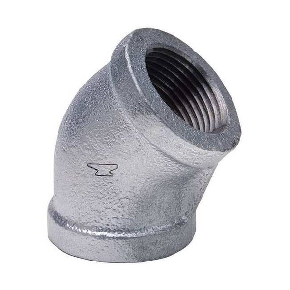 Anvil MalleableIron,45Elbow,1"NPTx1"NPT 0311023808