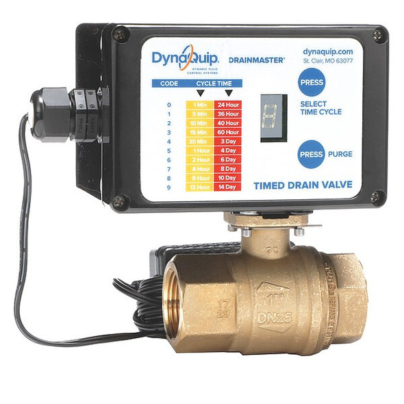 Dynaquip Controls Auto Drain Valve,115V,1 In. AD2A 1 Dynaquip Controls Auto Drain Valve,115V,1 In. AD2A 1