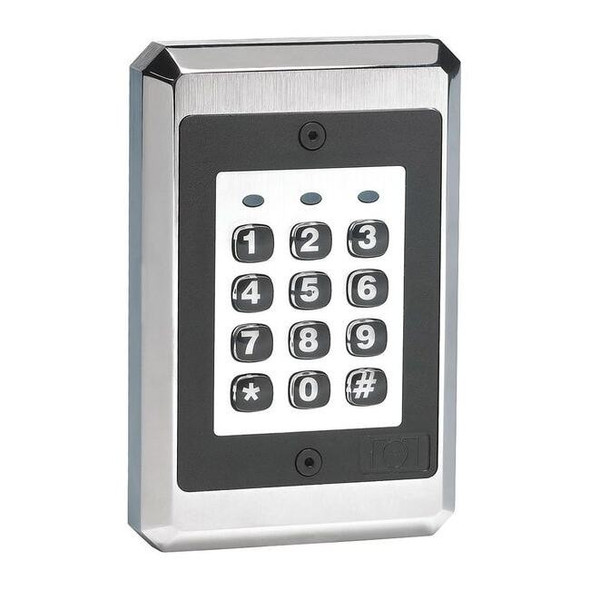 Linear Access Keypad Weatherized,3-1/2inW,Black 212ILW