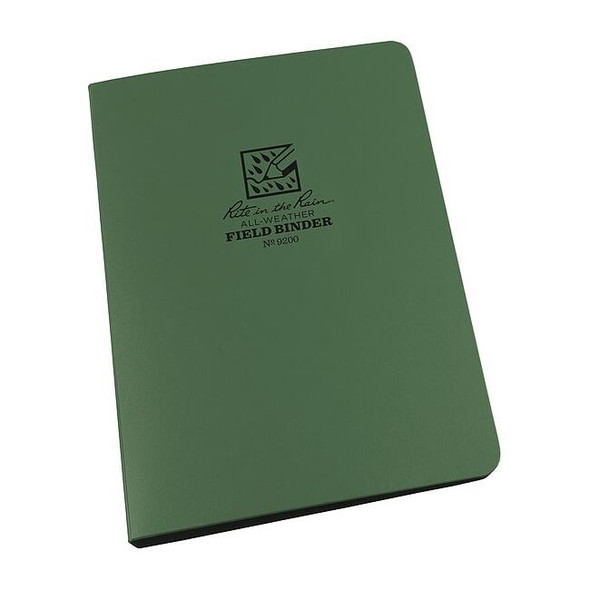 Manufacturer Varies 1/2" Six Ring Field Round Binder, Green 9200