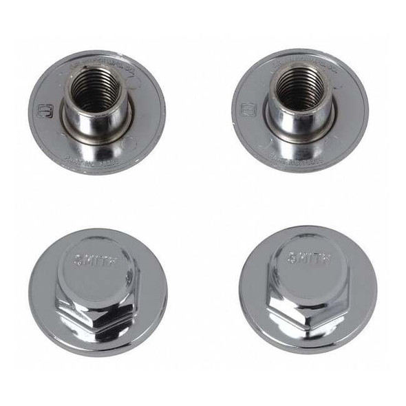 American Standard Retrofit Cap Nut, Brass, Silver, PK4 7381285-200.0070A