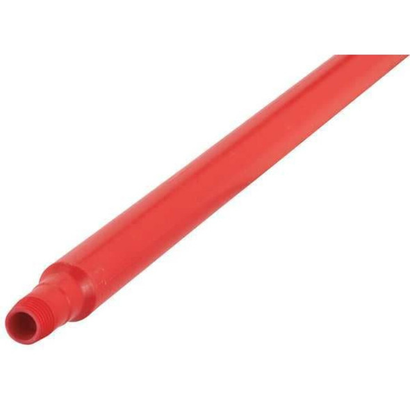 Vikan 1700mm Color Coded Handle, 1 1-4 in Dia, Red, Polypropylene 29644
