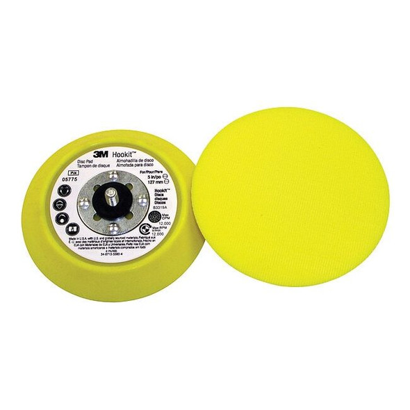 3m Hook-and-Loop Disc Backup Pad,5 in Dia 05775