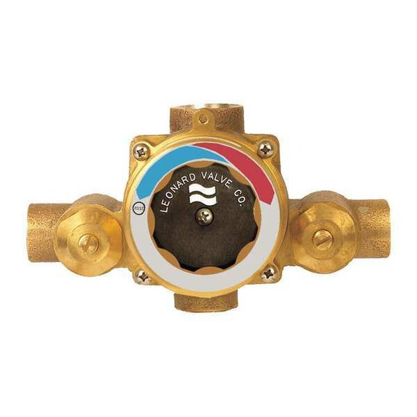 Leonard Valve Mixing Valve,Lead Free Bronze,15 gpm TM-26-LF-RF