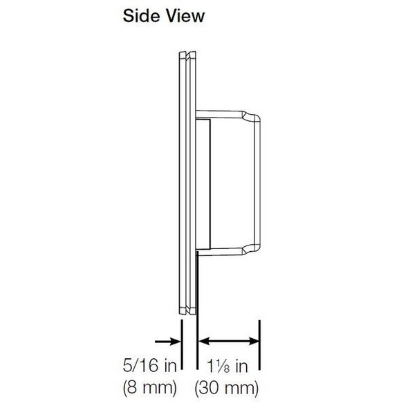 Lutron Wireless RF Switch,120 to 277VAC,White PD-5S-DV-WH