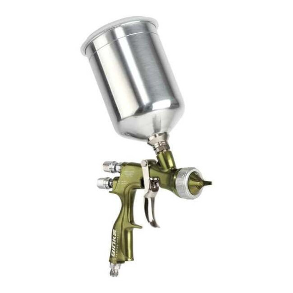 Binks HVLP Spray Gun,Medium,Gravity,30 oz. 2466-14HV-32SG