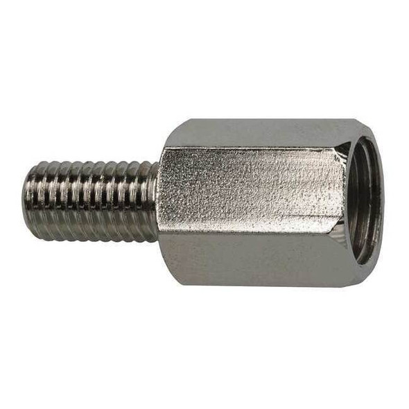 Manufacturer Varies Lube Adapter, NPT, Plated Brass, Silver G502