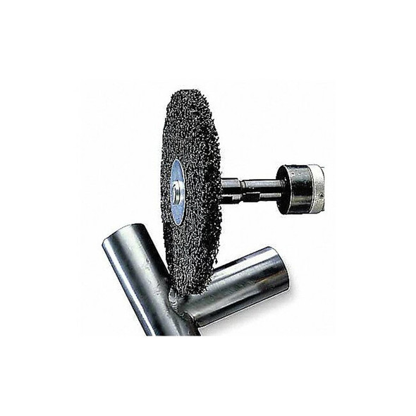 Scotch-Brite Unitized Wheel, 3 in Dia, 1 in W, 1/4 in Arbor Hole 61500007879