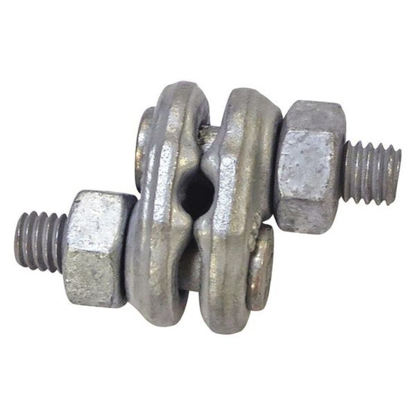 Crosby Wire Rope Dbl-Saddle Clip,1-2" Rope dia. 1010532