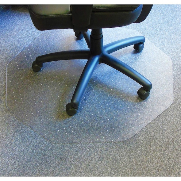 Floortex Chair Mat,38 x 39 in,Nonagon FC121001009R Floortex Chair Mat,38 x 39 in,Nonagon FC121001009R