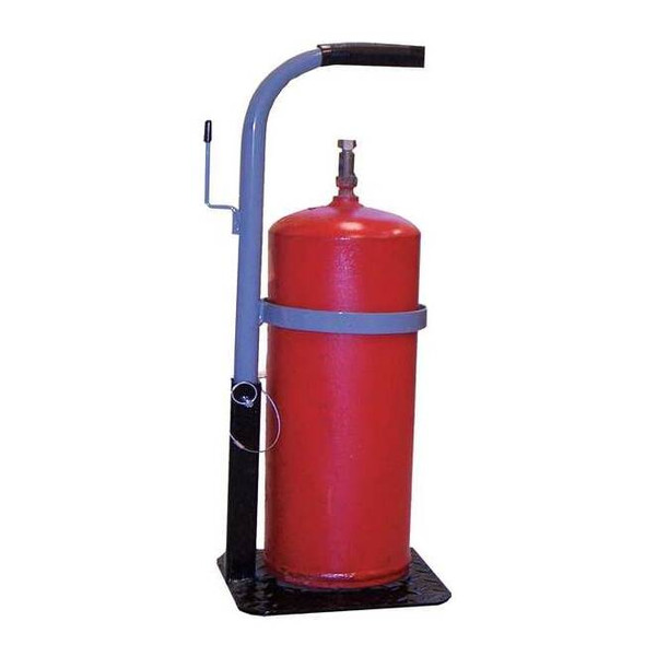 Saftcart Single Cylinder Stand,27 In. H,Steel B-TOTE