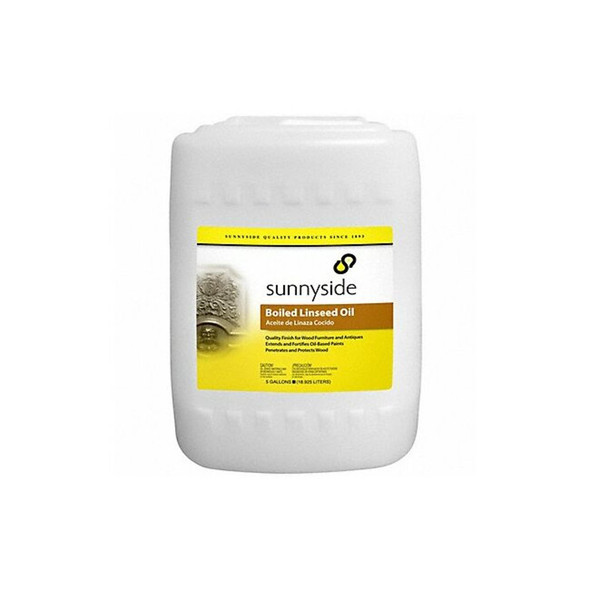 Sunnyside Boiled Linseed Oil,5 gal. Size,Amber 872G5