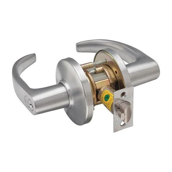 Best Lever Lockset, Mechanical, Entrance, Grd. 2 9K37AB14CS3626