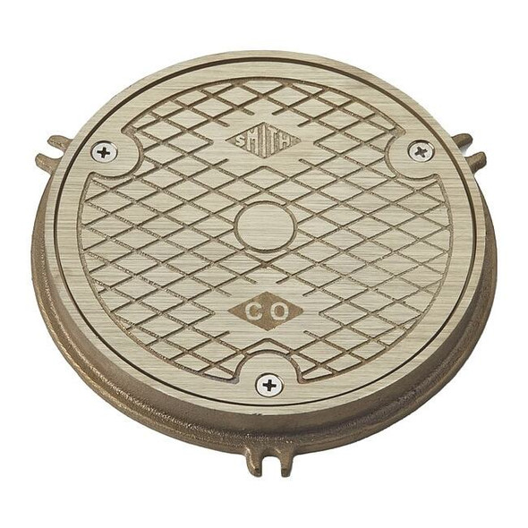 Floor Access Cover Floor Cleanout, Nickel Bronze, 6"