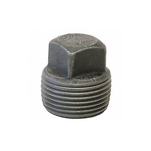 Square Head Plug Square Head Plug, 3" Pipe, MNPT, Black Forged Steel, Class 6000