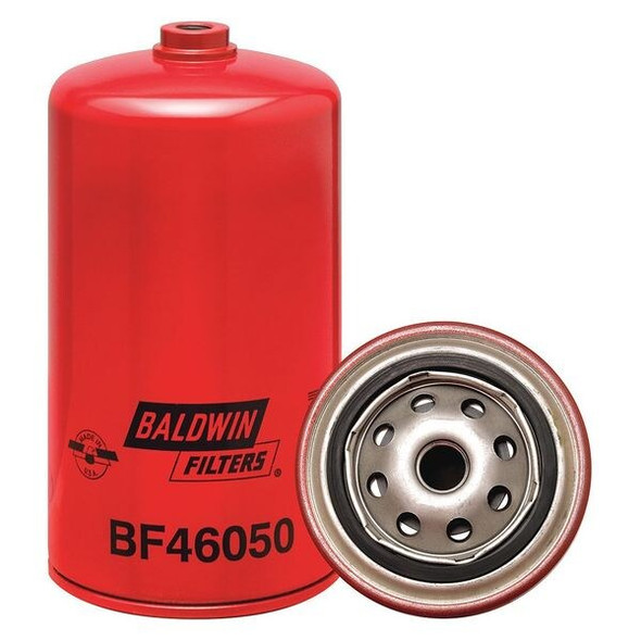 Baldwin Filters Fuel Filter, 3 1/2 in Length, 3 23/32 in Outside Dia BF46050
