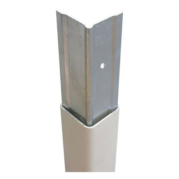 Manufacturer Varies Corner Guard,Beige,Aluminum/PVC,4 ft H PVC-A-2-BG