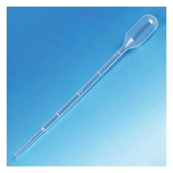 Globe Scientific Transfer Pipette,3mL,140mm L,PK500 137035-500