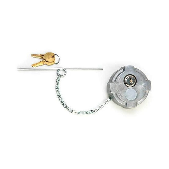 Velvac Fuel Cap,Nonvented,Lock,8 per In Thread 600150