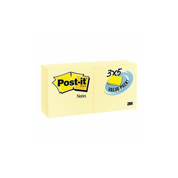 Post-It Sticky Notes,3" x 5",PK24 655-24VAD Post-It Sticky Notes,3" x 5",PK24 655-24VAD