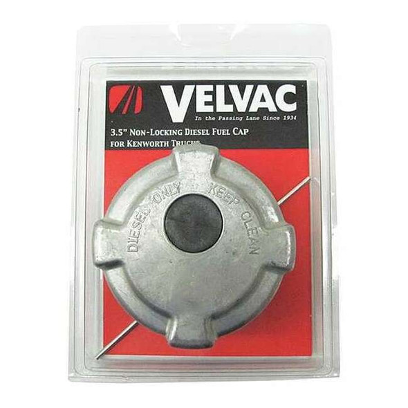 Velvac Fuel Cap,Vented,Nonlock,5.5 per In Thrd 600186