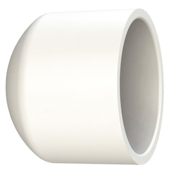 Manufacturer Varies PVC Cap, Socket, 1-1-2 in Pipe Size 447015