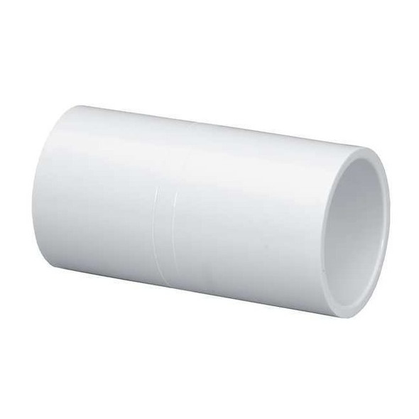 PVC Deep Socket Coupling, Socket x Socket, 1-1/2 in Pipe Size