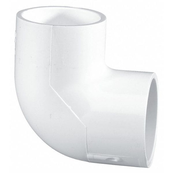 PVC 90 Degree Elbow, Socket x Socket, 2 in Pipe Size