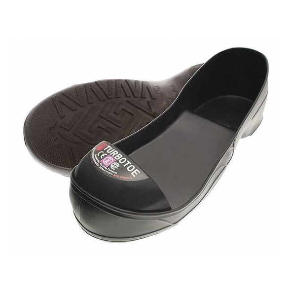Turbotoe Steel Toe Cap, Overshoes, PVC, Black, Men's Size 15-16, 3XL, 1 Pair