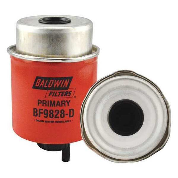 Baldwin Filters Fuel Filter,5-9/32 x 3-7/32 x 5-9/32 In BF9828-D