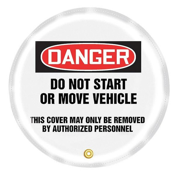 Accuform Steering Wheel Cover,Do Not Start,20 In. KDD822