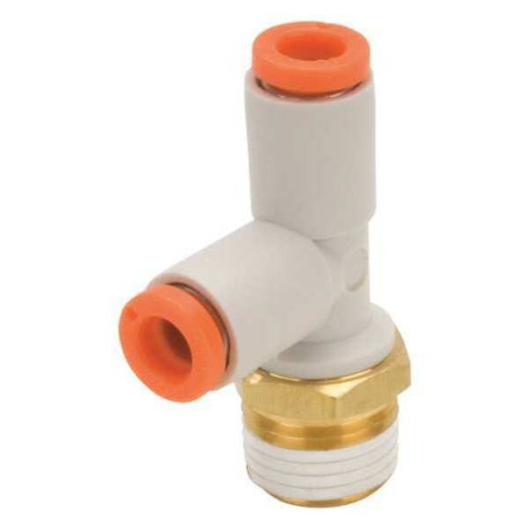 Smc Male Run Tee,3/8",TubexMNPT KQ2Y11-36AS Smc Male Run Tee,3/8",TubexMNPT KQ2Y11-36AS