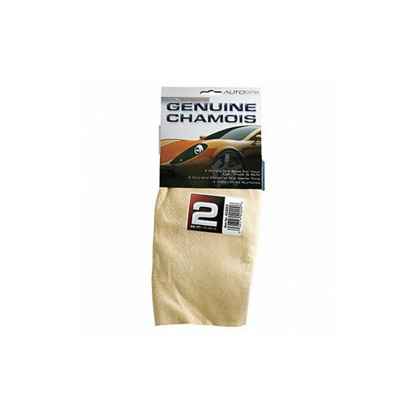Autospa Sheepskin Full Skin Chamois, Beige 2 Sq. Ft. 40200AS