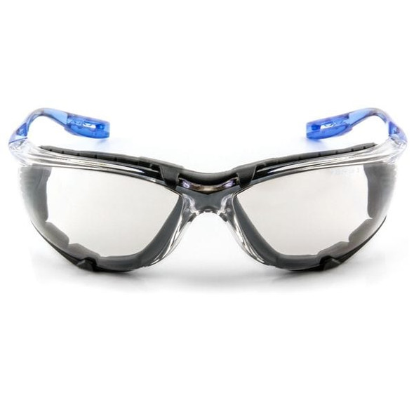 Virtua CCS, Safety Glasses, Anti-Fog & Anti-Scratch, Indoor/Outdoor Mirror Lens, Clear Frame