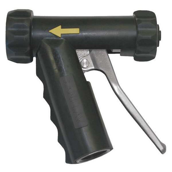Sani-Lav Spray Nozzle,Aluminum, Brass/SS,Black N1AB