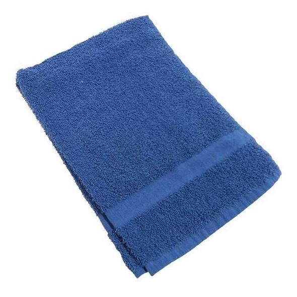 R & R Textile Hand Towel,16x27 In,Navy,PK12 71624