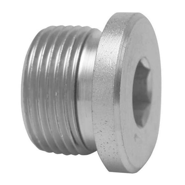 Parker Plug, Carbon Steel, Threaded 3/8 in VSTI3/8EDCF
