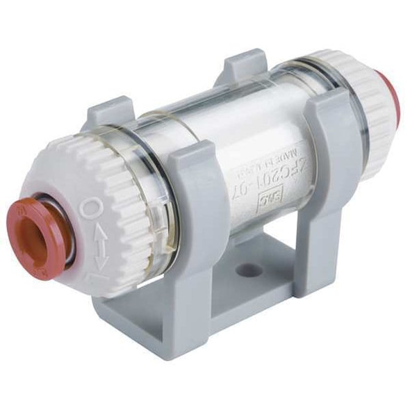 Smc Vacuum Filter,Inline,1/4 ZFC5D-B