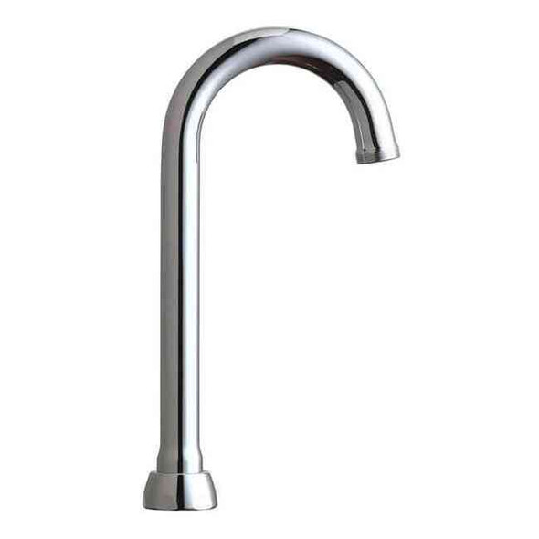 Chicago Faucet Gooseneck Spout, Brass GN1AJKABCP