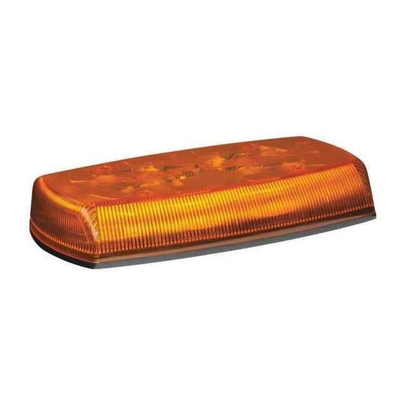 Ecco Mini Lightbar, Amber, Permanent, 8 Heads 5580A