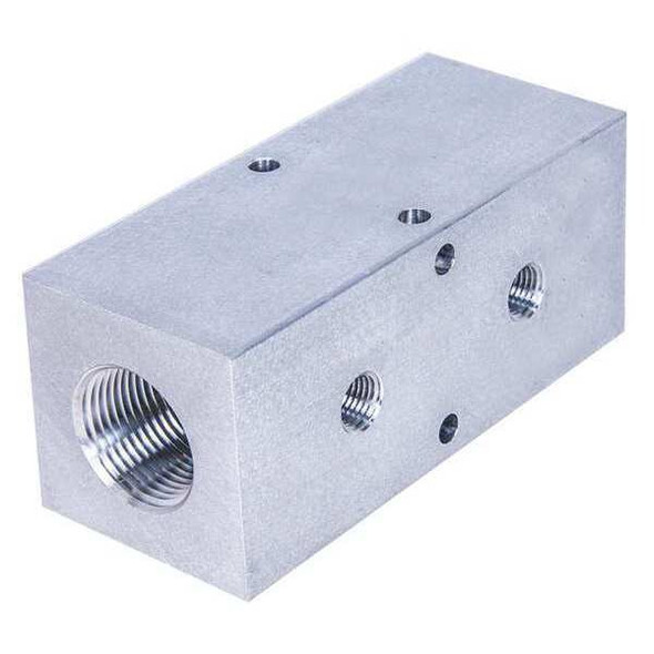 Pneumadyne Manifold,Aluminum,2 Outlets,5-1/4" L M40-500-2