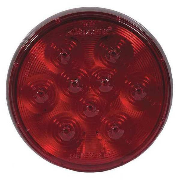Maxxima Stop/Tail/Turn Light,Round,4-1/4" Dia. M42322R