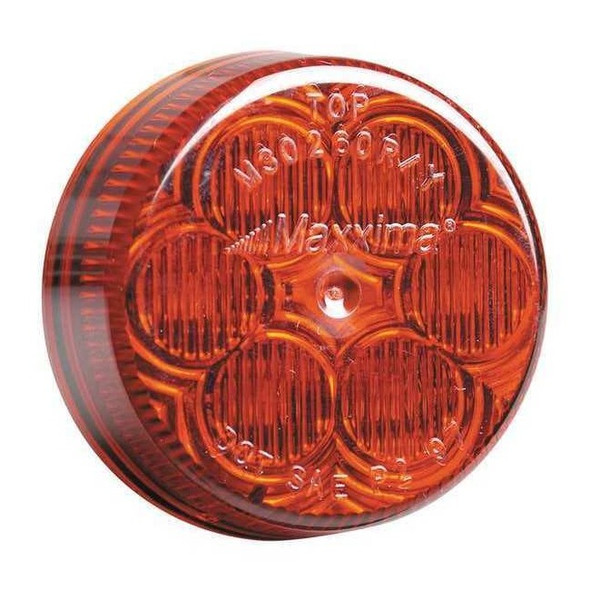 Maxxima Clearance Marker Light,Red,Round M34260R