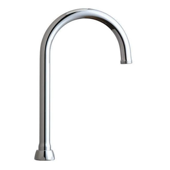 Chicago Faucet Gooseneck Spout, Brass GN2AJKABCP