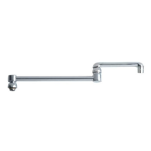 Chicago Faucet Double Jointed Spout, Brass DJ18JKABCP