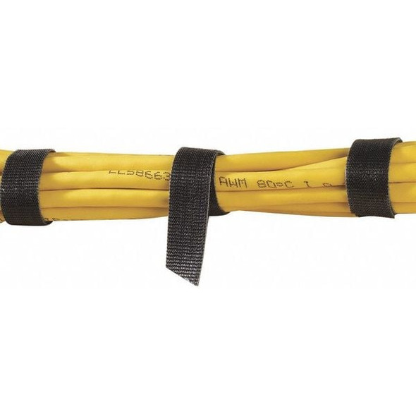 Velcro Brand Reclosable Fastener, No Adhesive, 75 ft, 1/2 in W, Black 31090